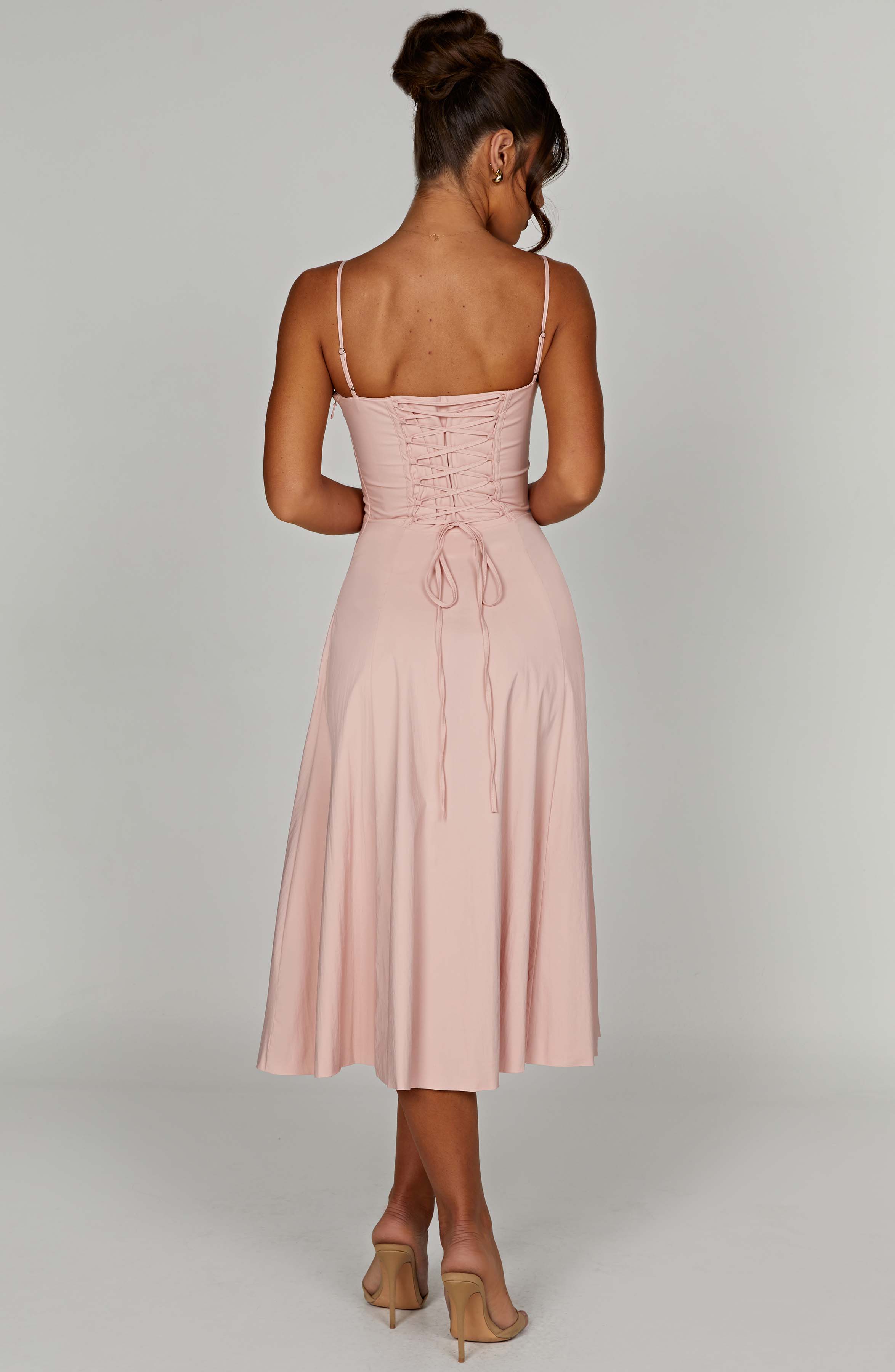 Deanna Midi Dress - Blush