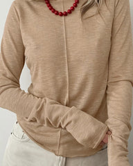 Elegant & Cozy Slim-Fit Top
