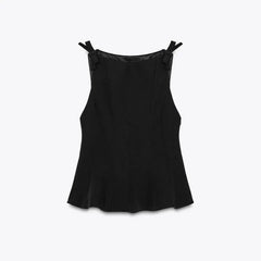 Elegant Slim Fit Flare Tank Top