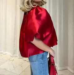 Elegant White Ruffle Fashion Shirts