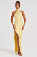 Etta Maxi Dress - Lemon