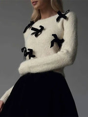 Fashion Elegant Round Neck Sweater
