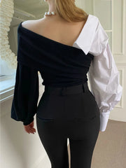 Fashion Off Shoulder Blouse Top