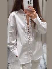 Fashionable Loose Long Sleeve Shirt