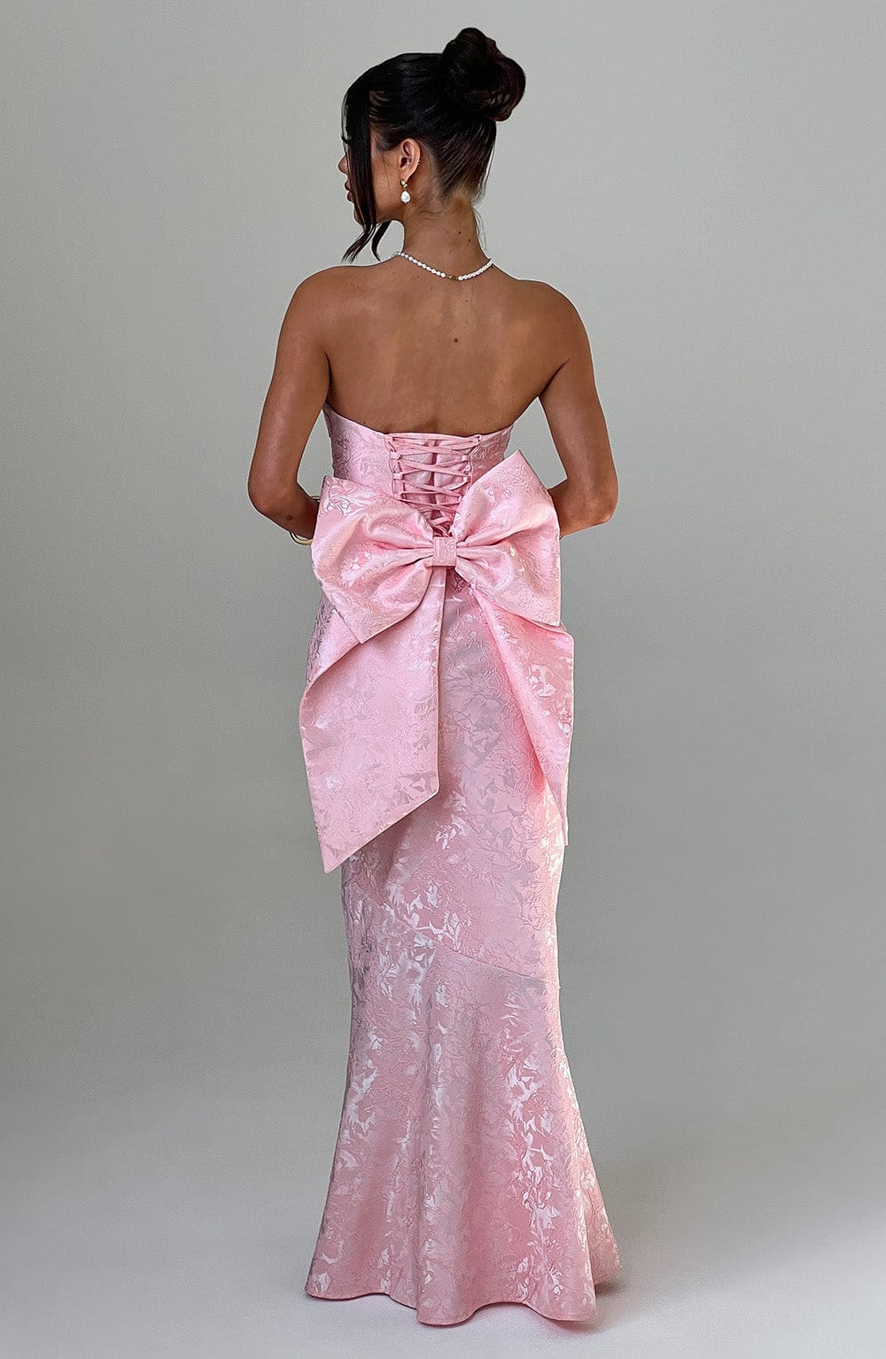 felicity maxi dress blush Felicity Rose Gold Maxi Dress