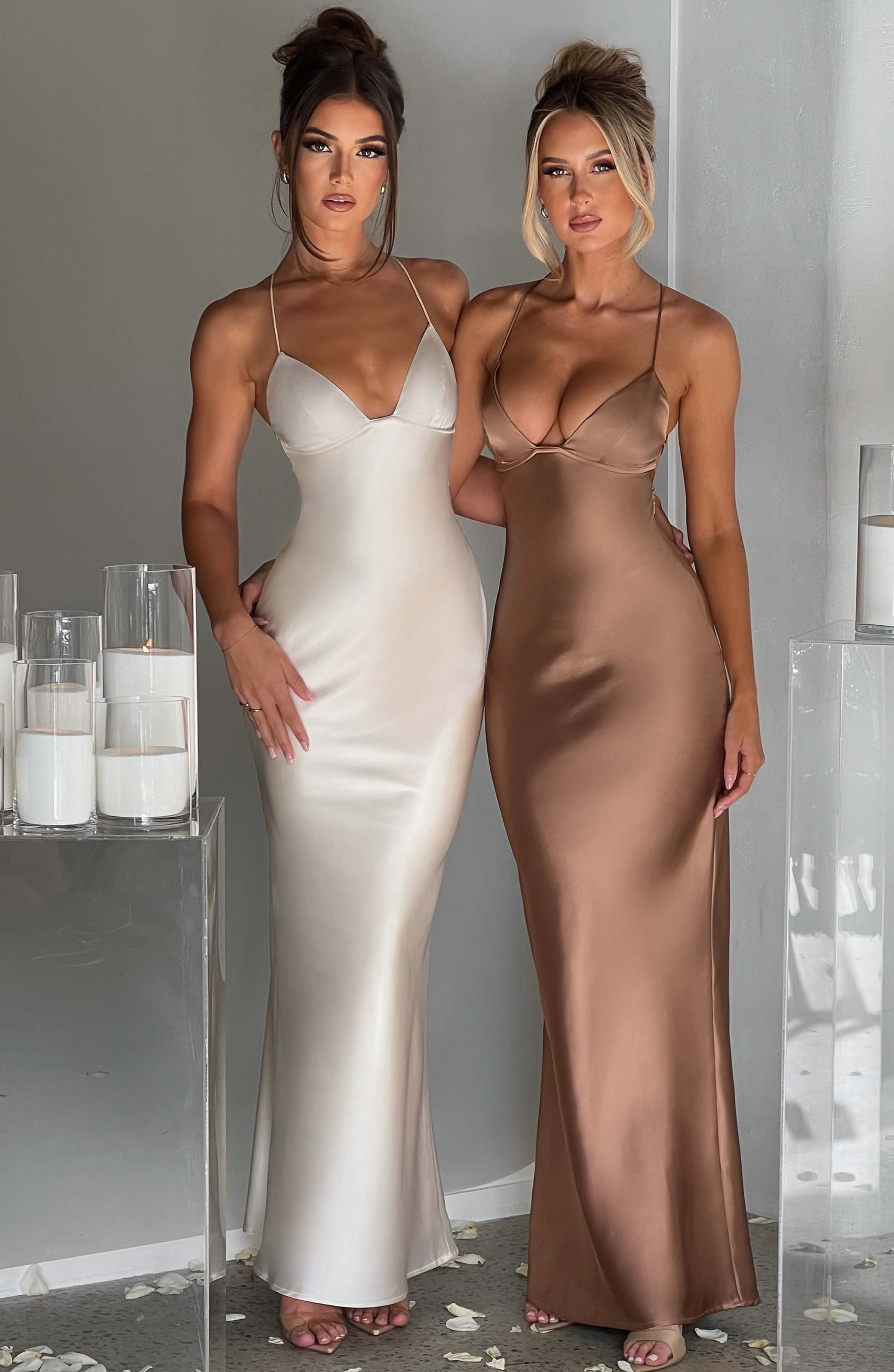 Fenty Maxikleid - Schokolade