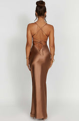 Fenty Maxikleid - Schokolade