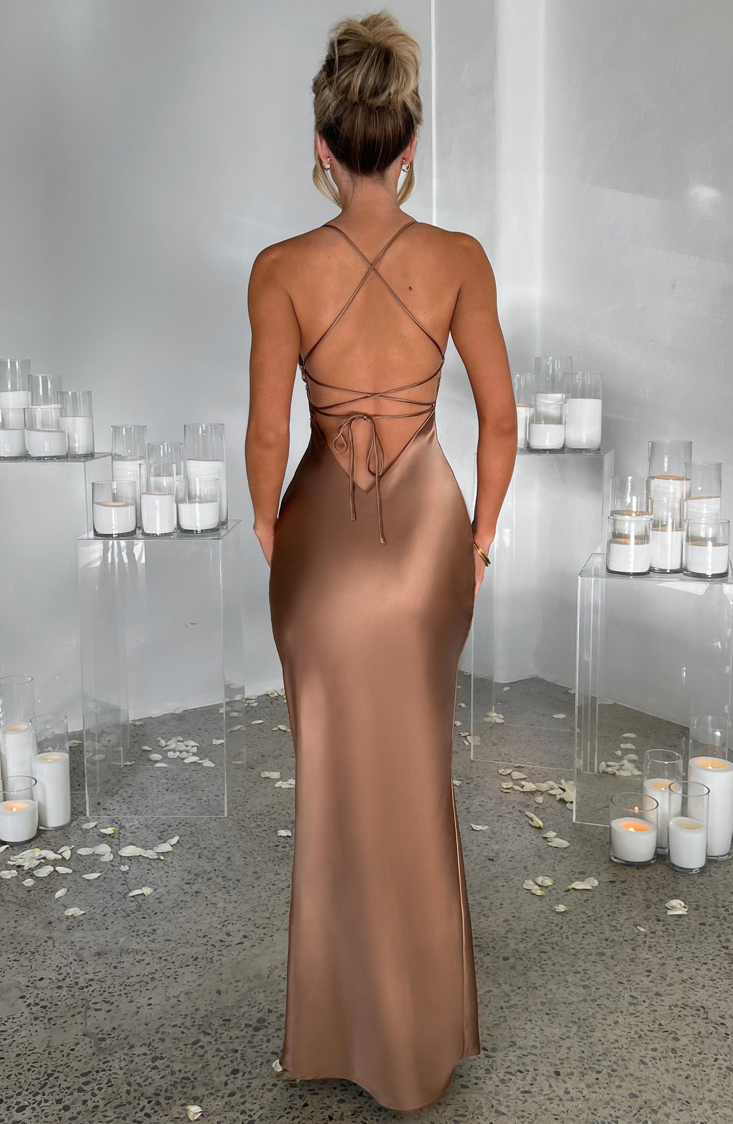 Fenty Maxikleid - Schokolade