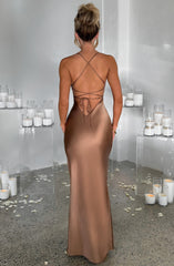 Fenty Maxikleid - Schokolade