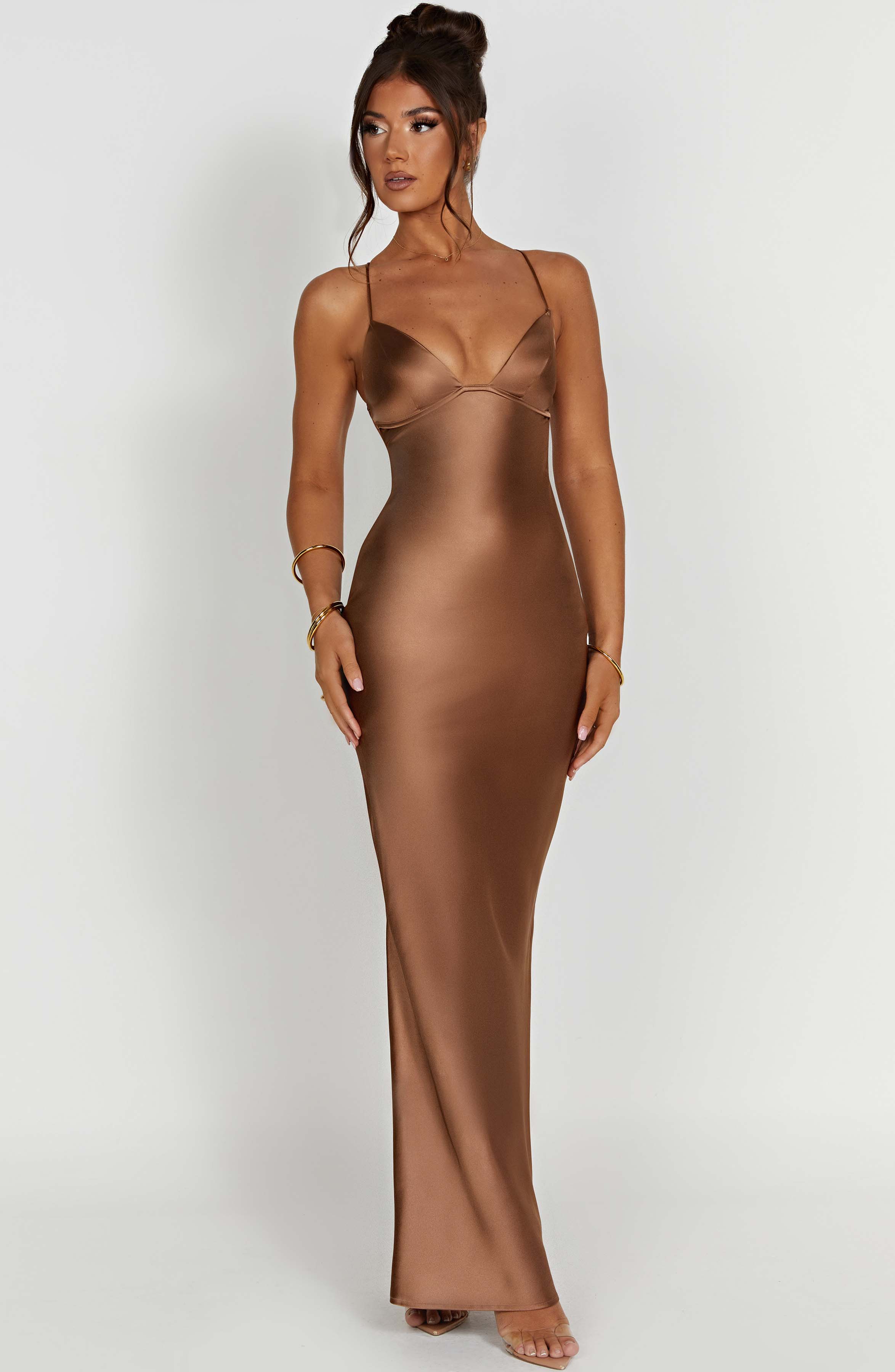 Fenty Maxikleid - Schokolade