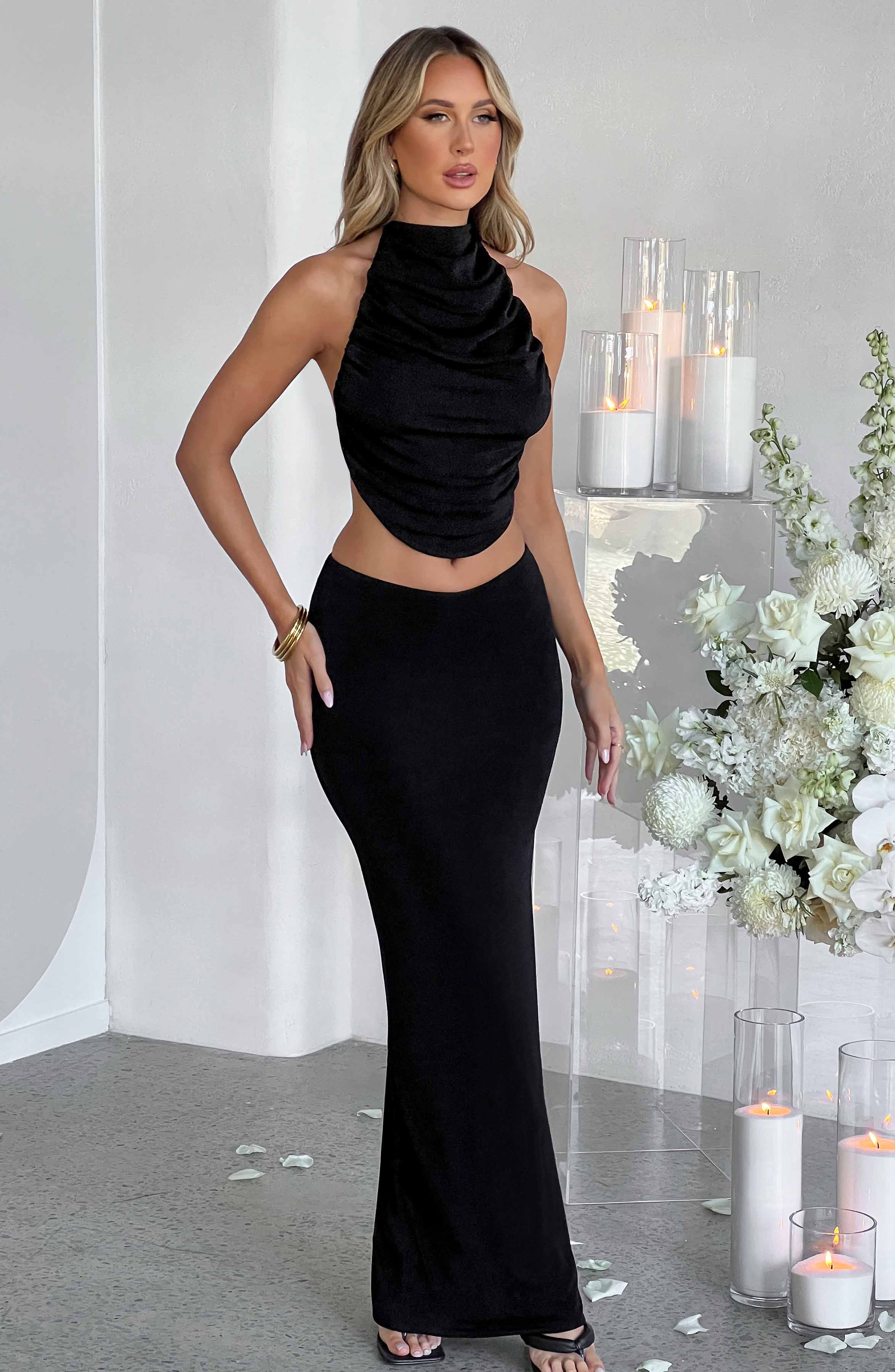 Fifi Maxi Skirt - Black