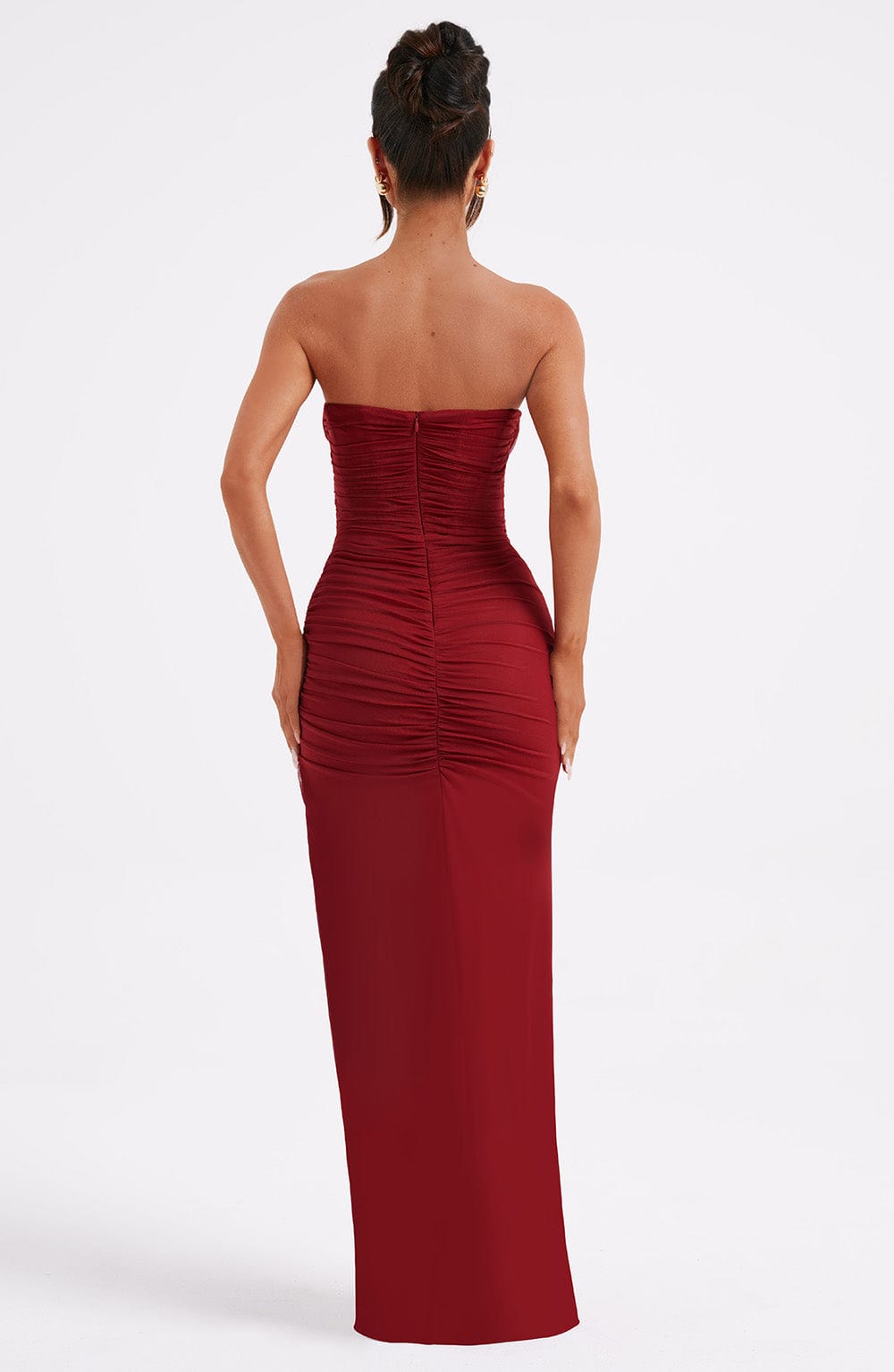 giovanna maxi dress wine Giovanna Linen Maxi Dress