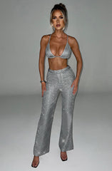 Glacia Pant - Silver Sparkle