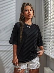 Good Things Are Coming Slogan Letter Printing Cotton Loose T-Shirt
