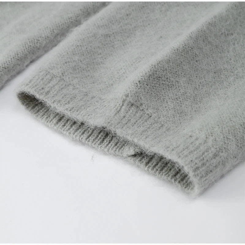 Grey Mohair Sweater