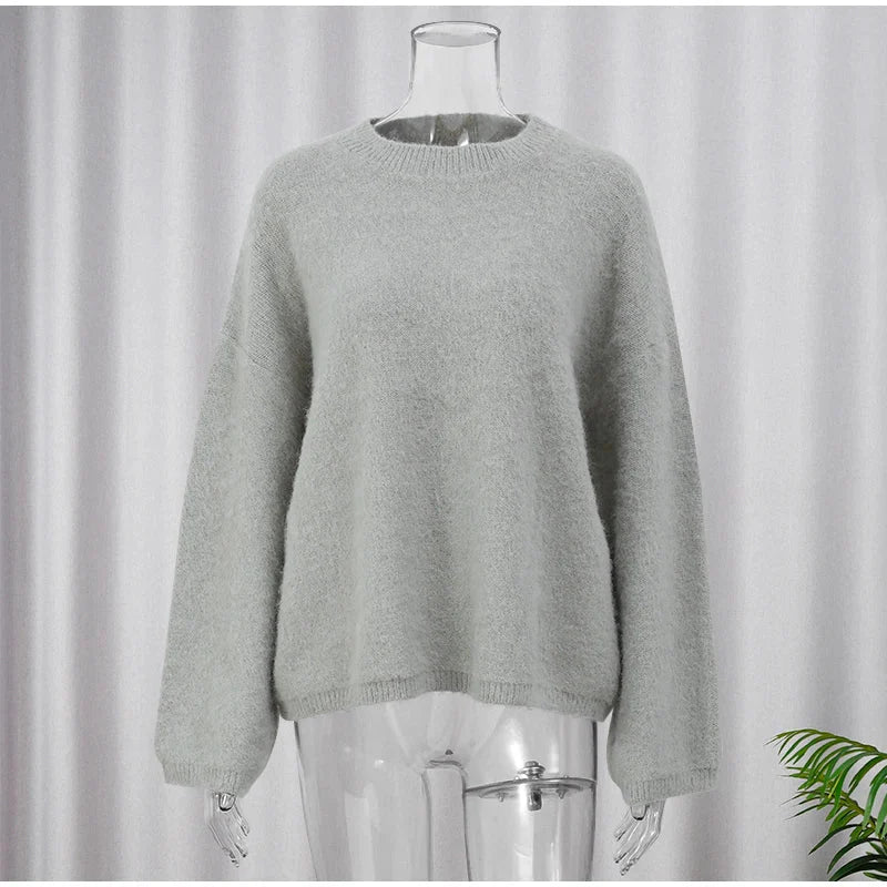 Grey Mohair Sweater