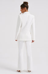 Hazel Suit Jacket - Ivory