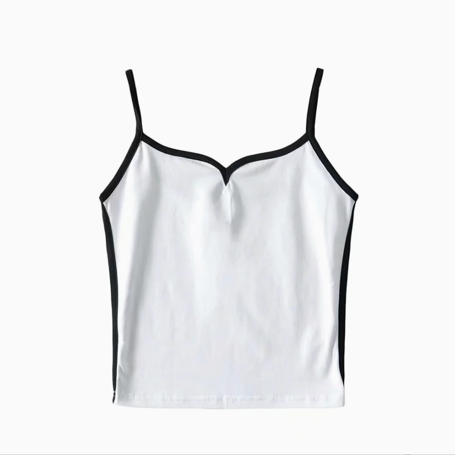 Ellin Hearted Neckline Cami