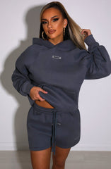 Ivy Luxe Hoodie - Charcoal