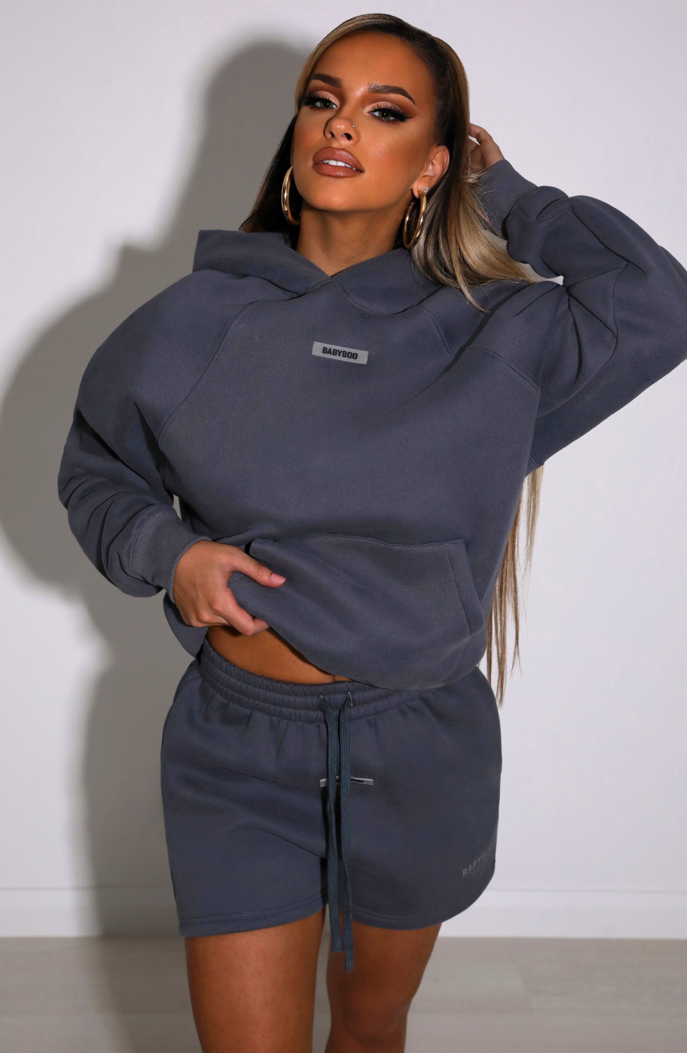 Ivy Luxe Hoodie - Charcoal