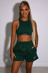 Jae Luxe Crop - Smaragdgrün