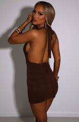 Jamilla Mini Dress - Chocolate