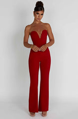 Jordi Jumpsuit - Red