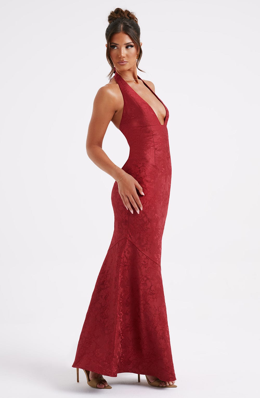 Josephine Maxi Dress - Red