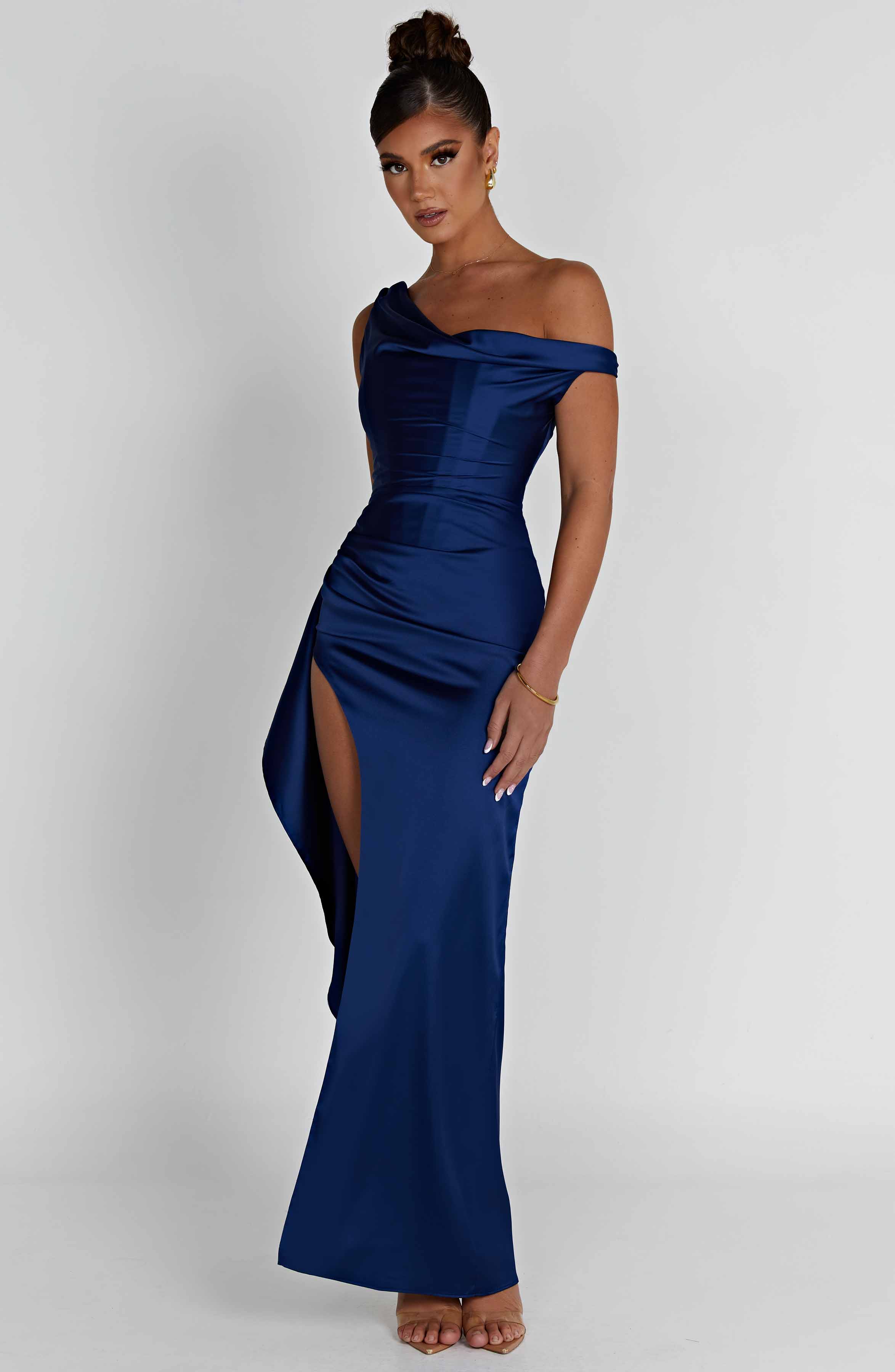 Juliene Maxikleid - Marineblau
