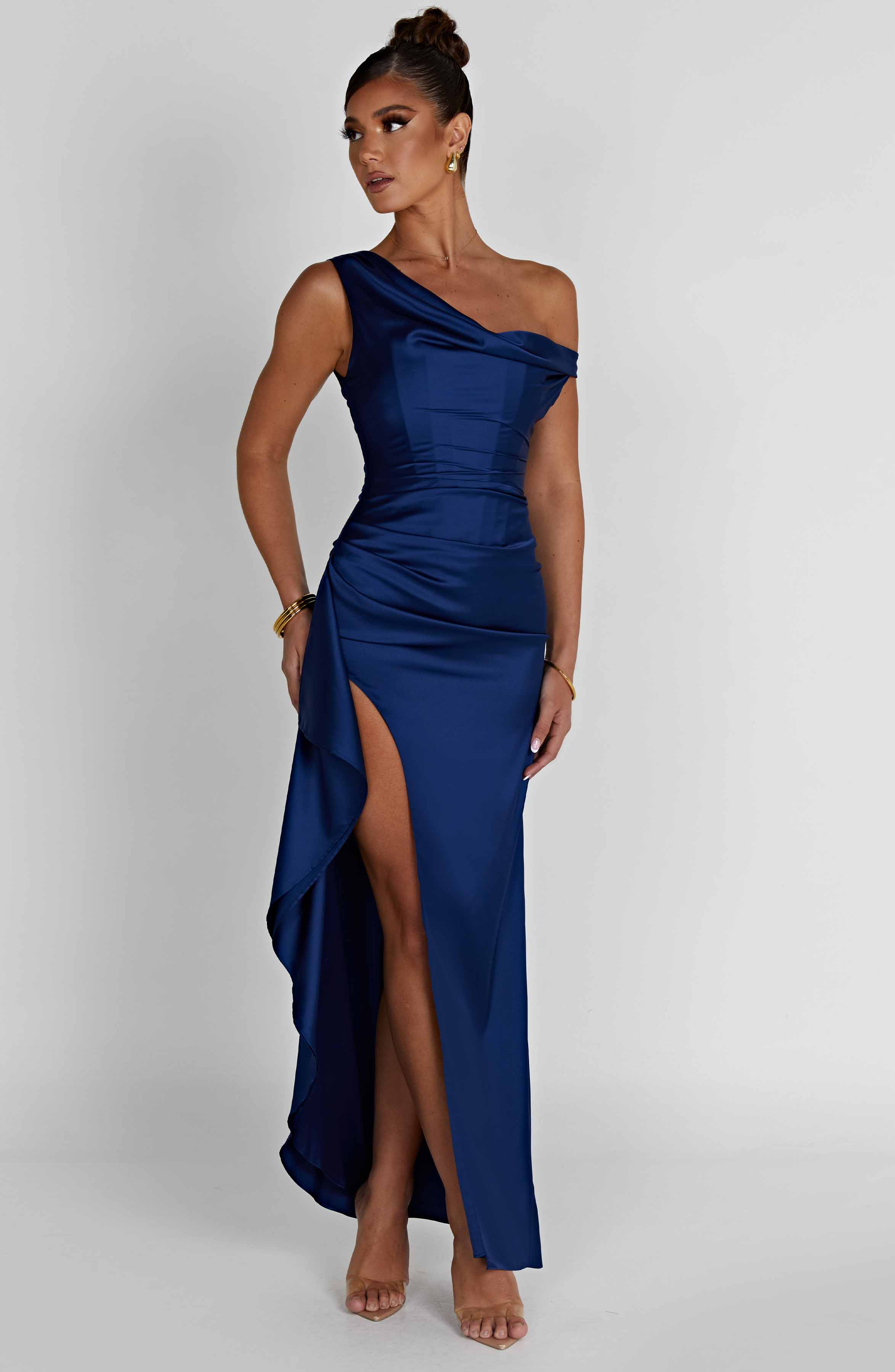 Juliene Maxikleid - Marineblau