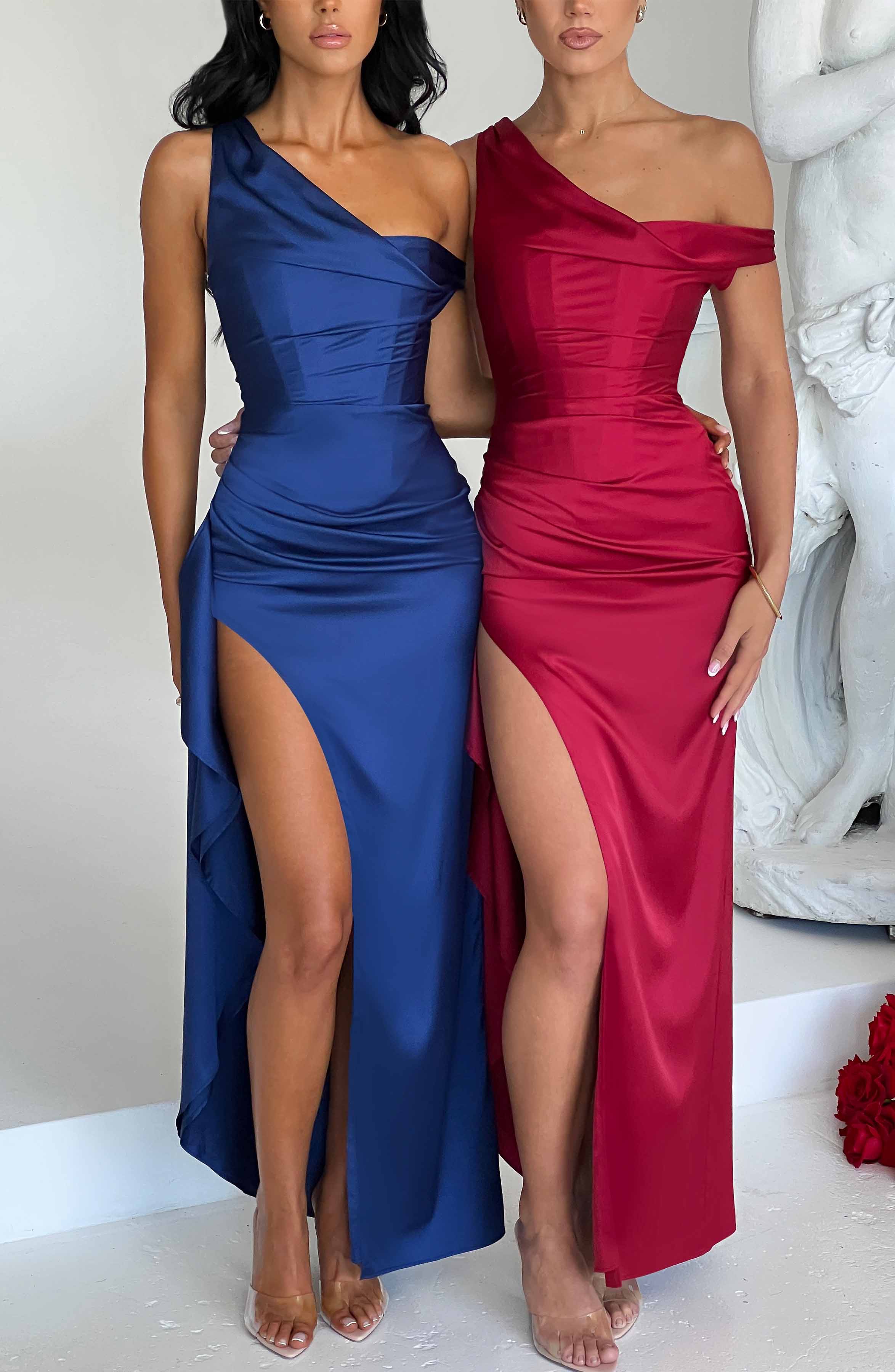 Juliene Maxikleid - Marineblau