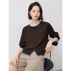 Knitted Single-Breasted Cardigan