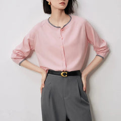 Knitted Single-Breasted Cardigan