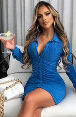 Kyesha Mini Dress - Electric Blue
