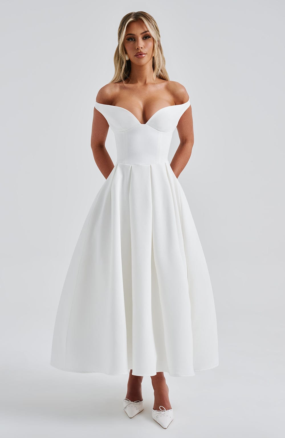 Lanetta Midi Dress - Ivory