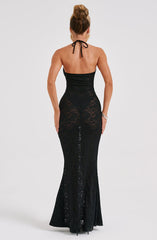 Leilina Maxi Dress - Black