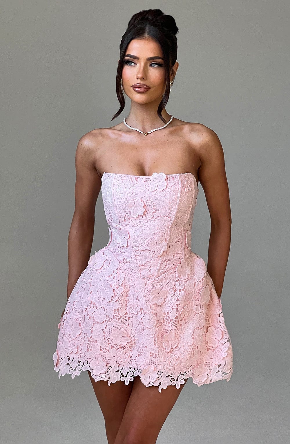 jagger and stone dylan mini dress blush jagger and stone dylan mini dress