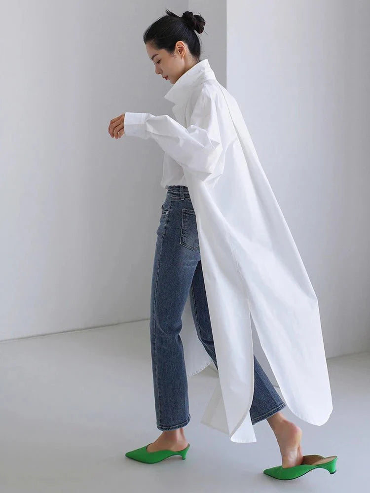 Long Sleeve Loose Fit Shirt