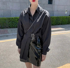 Loose Asymmetric Elegant Blouse