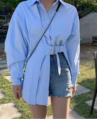 Loose Asymmetric Elegant Blouse