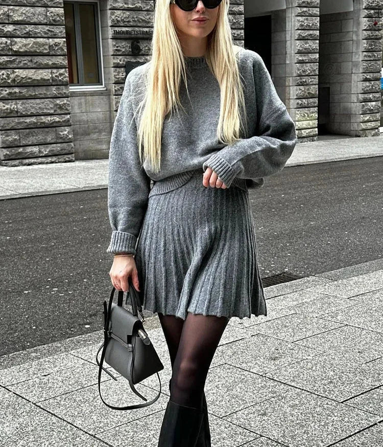 Vintage Loose Knitted Cropped Sweater