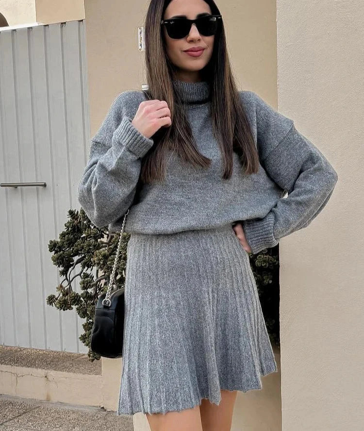 Vintage Loose Knitted Cropped Sweater