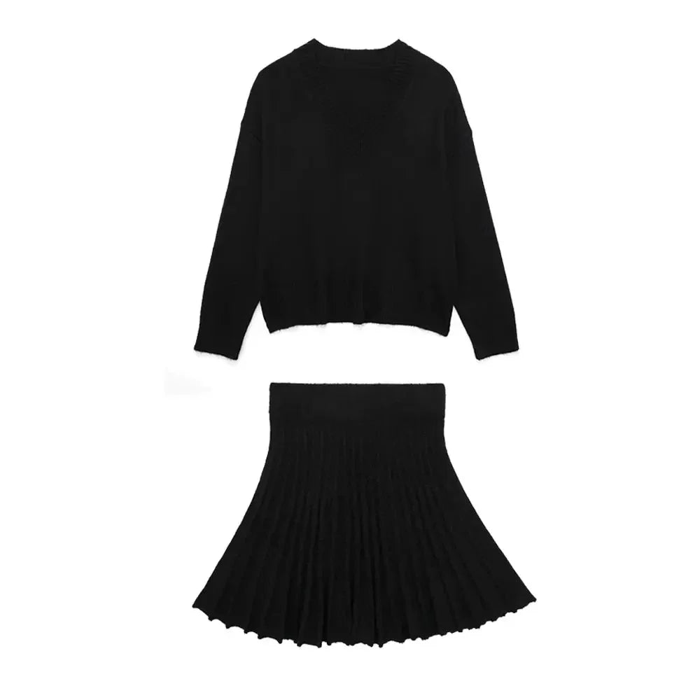 Vintage Loose Knitted Cropped Sweater