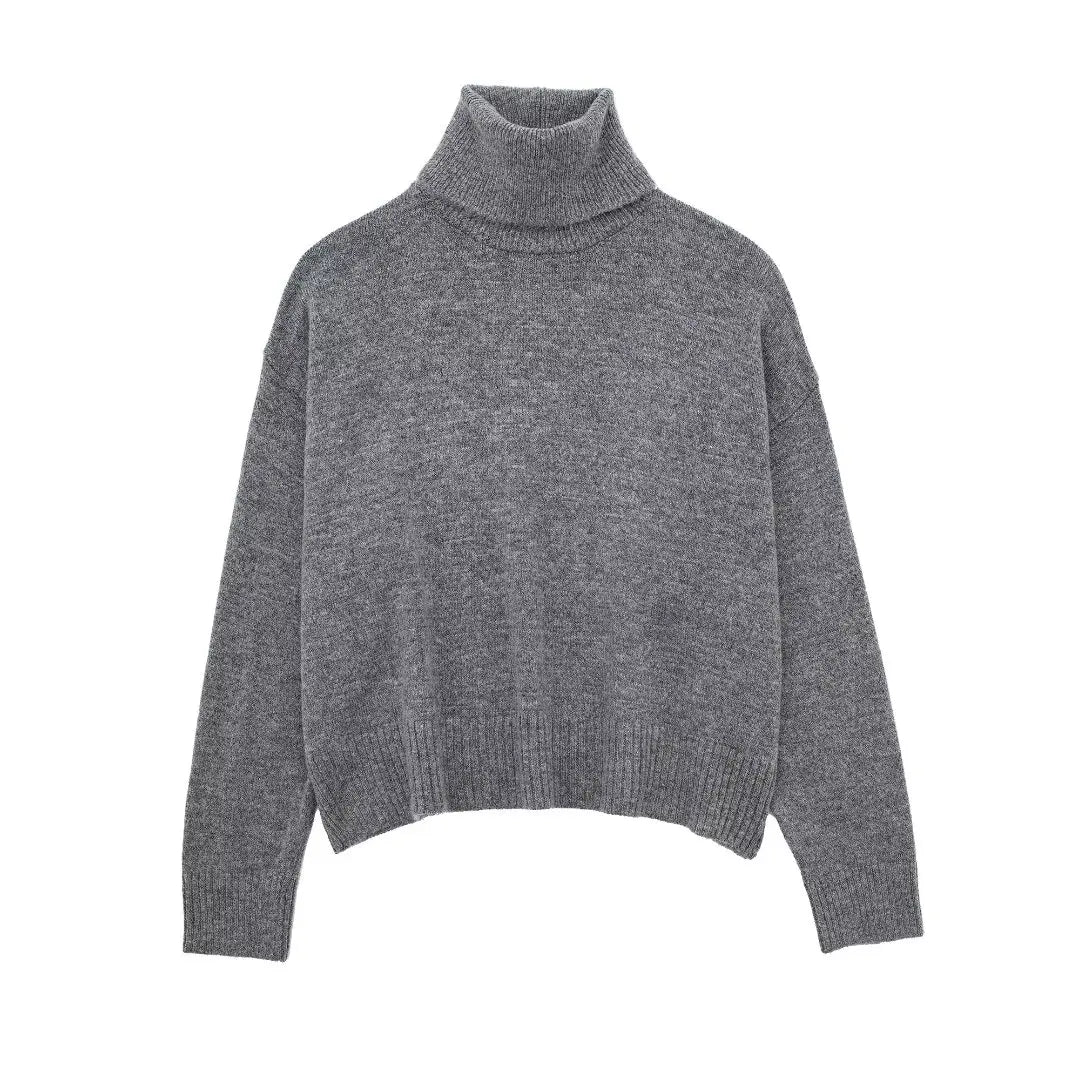 Vintage Loose Knitted Cropped Sweater