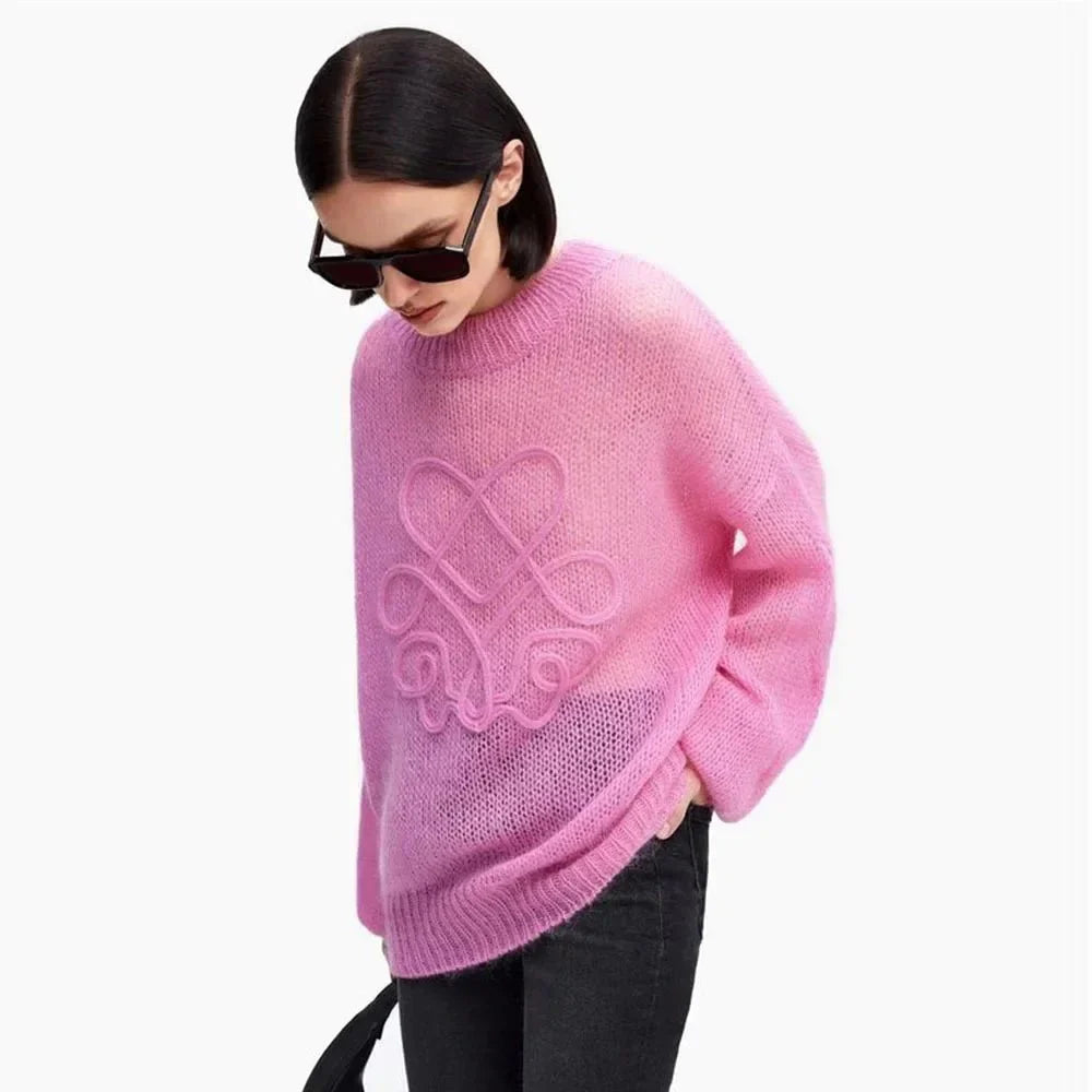 Loose Long Sleeve Knitted Sweaters