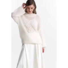 Loose Long Sleeve Knitted Sweaters