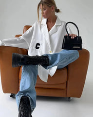 Loose White Shirts Blouses Tops