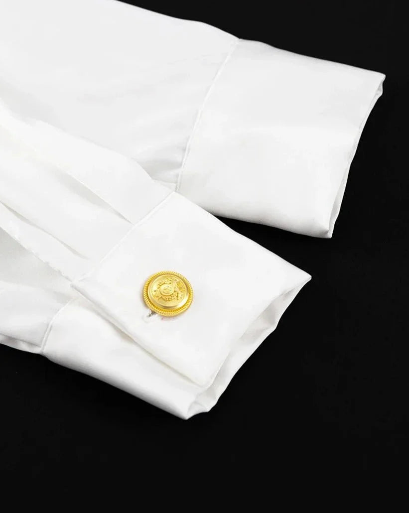Loose White Shirts Blouses Tops