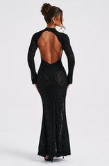 Lourdes Maxi Dress - Black