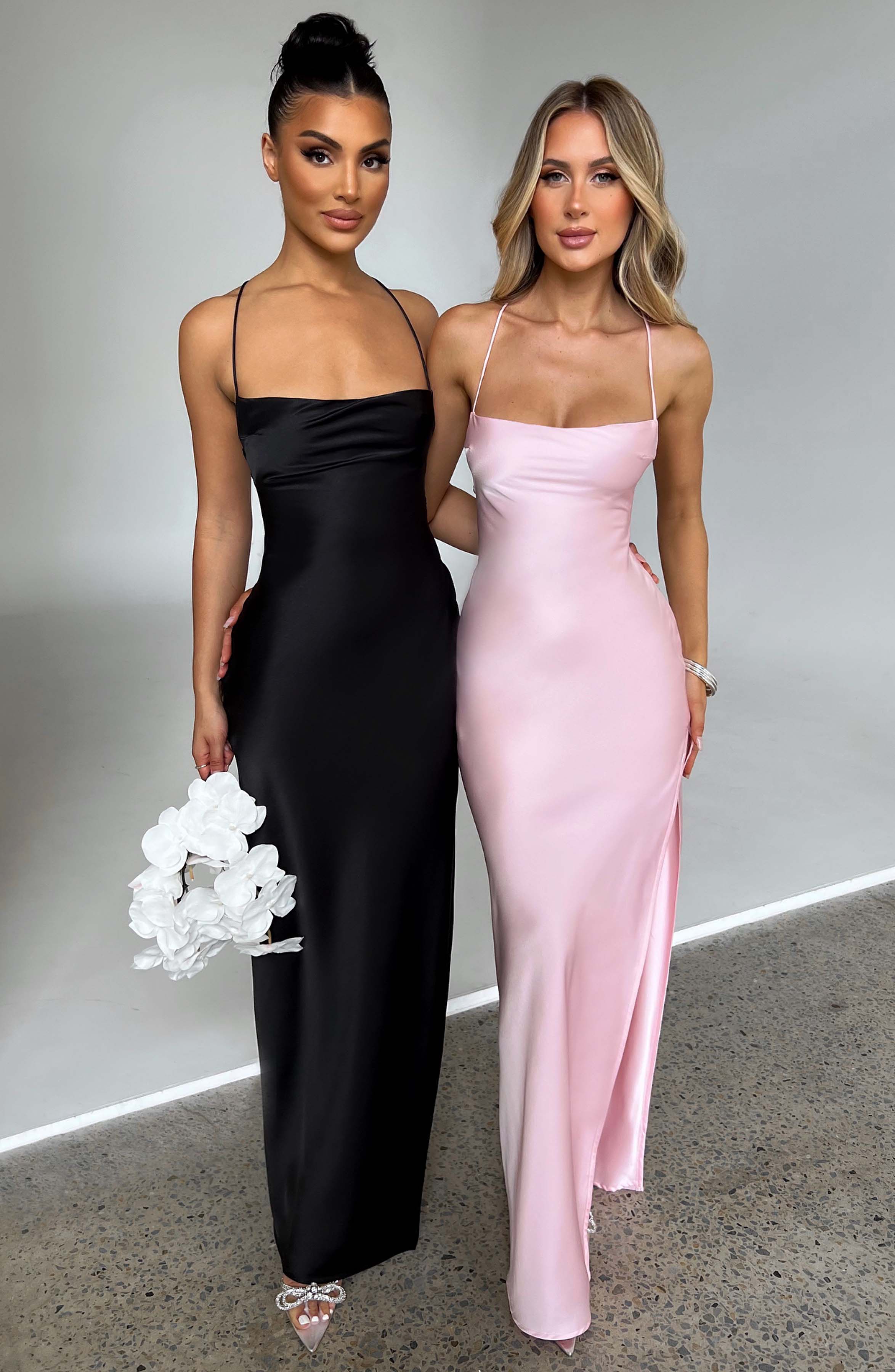 Makalita Maxikleid - Schwarz